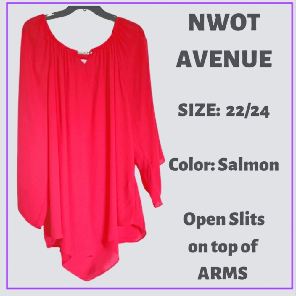 🔥NWOT/AVENUE BLOUSE 22/24